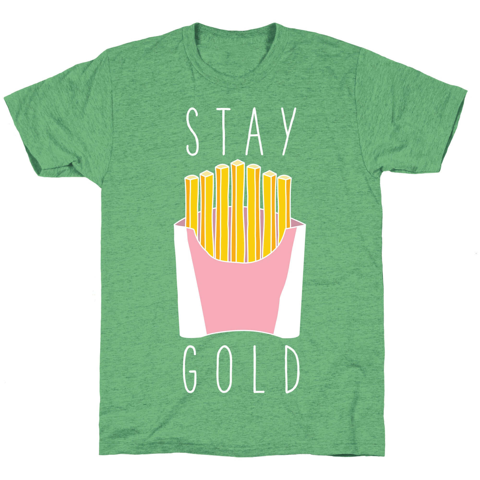 Stay Gold Pink Unisex Triblend Tee